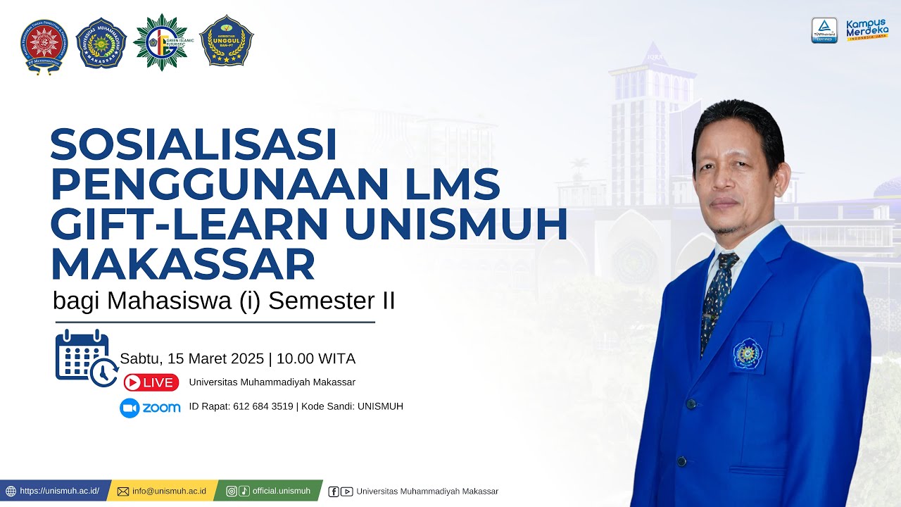 Sosialisasi Penggunaan LMS GIFt-Learn Unismuh Makassar bagi Semester II