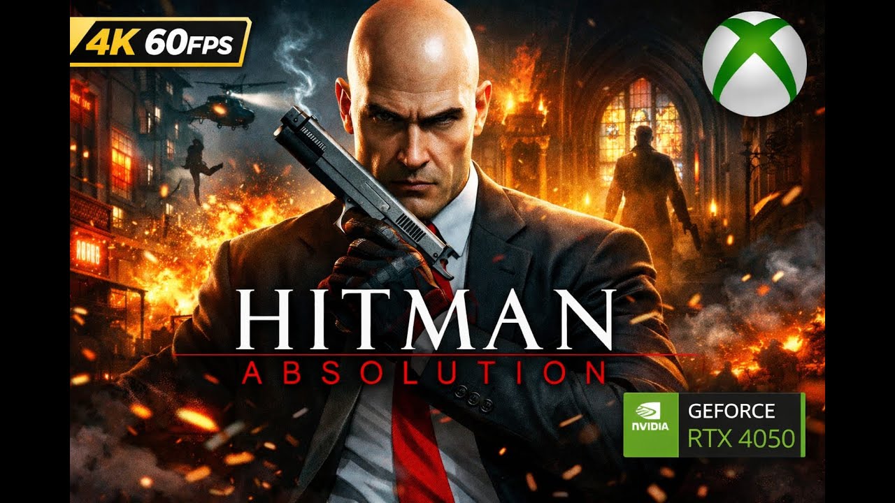 Hitman Absolution Gameplay in 4K 60FPS | Xbox | RTX 4050