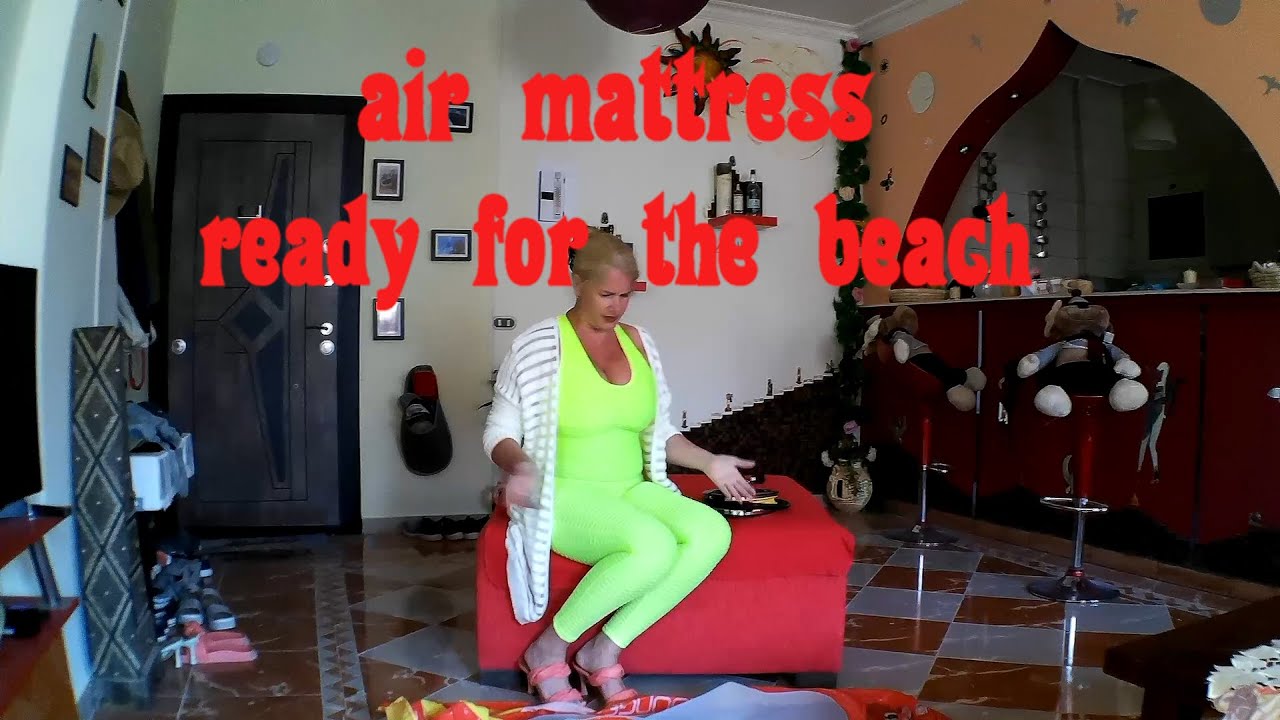 air mattress   ready for the beach