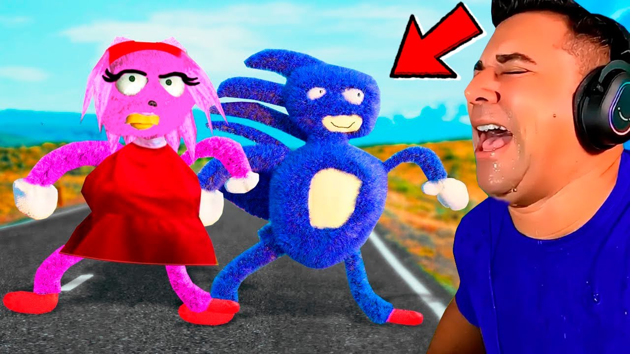 2 VÍDEOS Reagindo aos VÍDEOS MAIS ENGRAÇADOS DO SONIC E SONIC.EXE!!