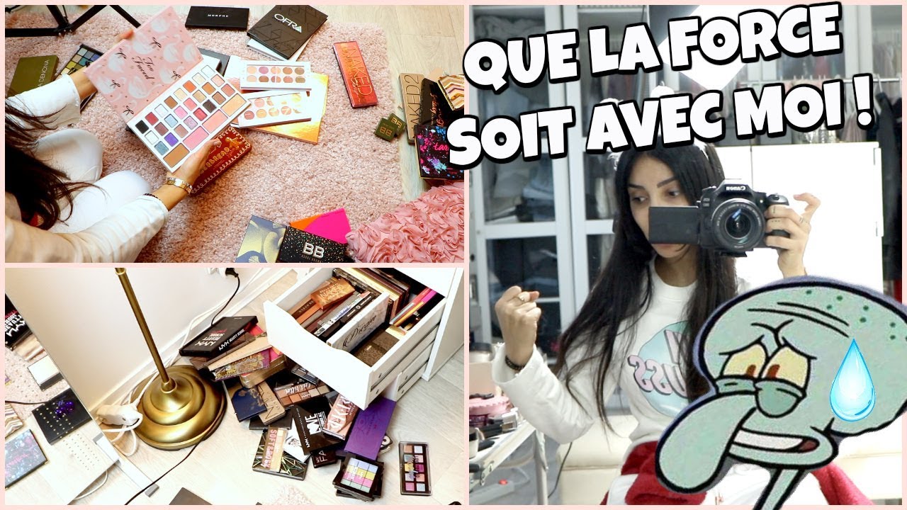 PALETTES DECLUTTER 😭 BIG TRI PALETTES ! (+Concours)