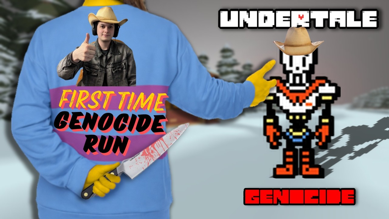 Undertale my first genocide run come say hi