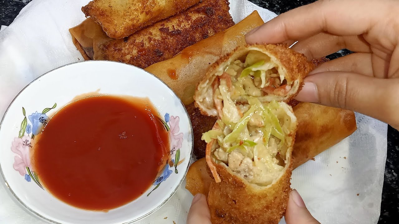 Ramadan Special EP-1 ✨Chicken Spring Rolls | Chicken Spring Rolls Recipe For Iftar