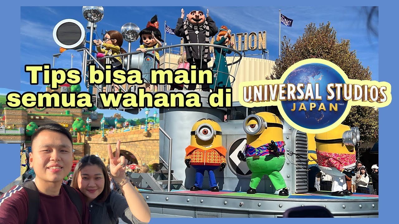 JAPAN VLOG #3 🇯🇵 - TIPS bisa main semua wahana di UNIVERSAL STUDIO JAPAN walaupun rame!