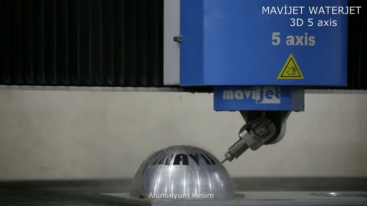 MAVİJET SU JETİ 3D 5 axis Kesim