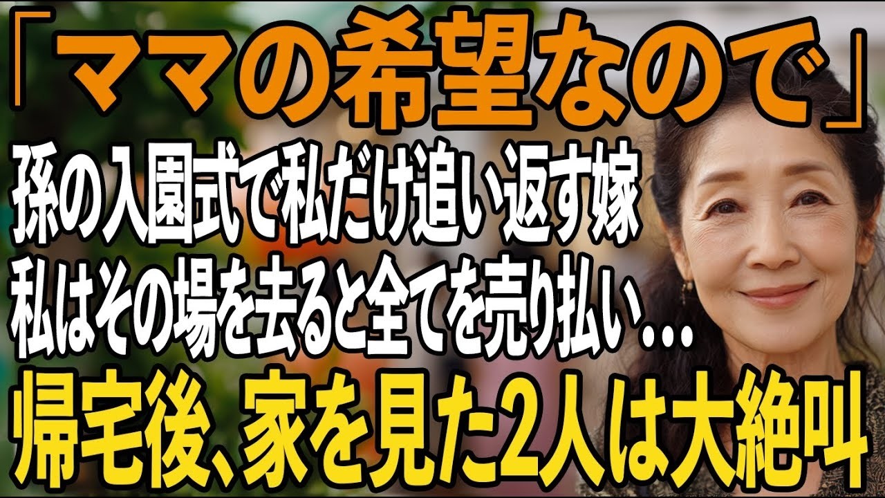 「自分でなんとかして」嫁の冷たい一言、熱を出し放置された母。翌日、“戸籍上の関係”を全て抹消すると…【シニアライフ】【60代以上の方へ】