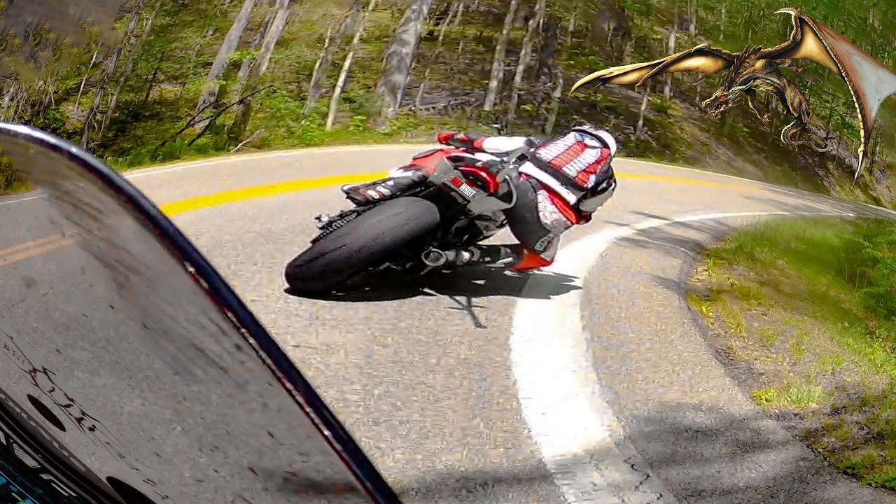 GSXR Chasing S1000RR on Tail of the Dragon #TOTD