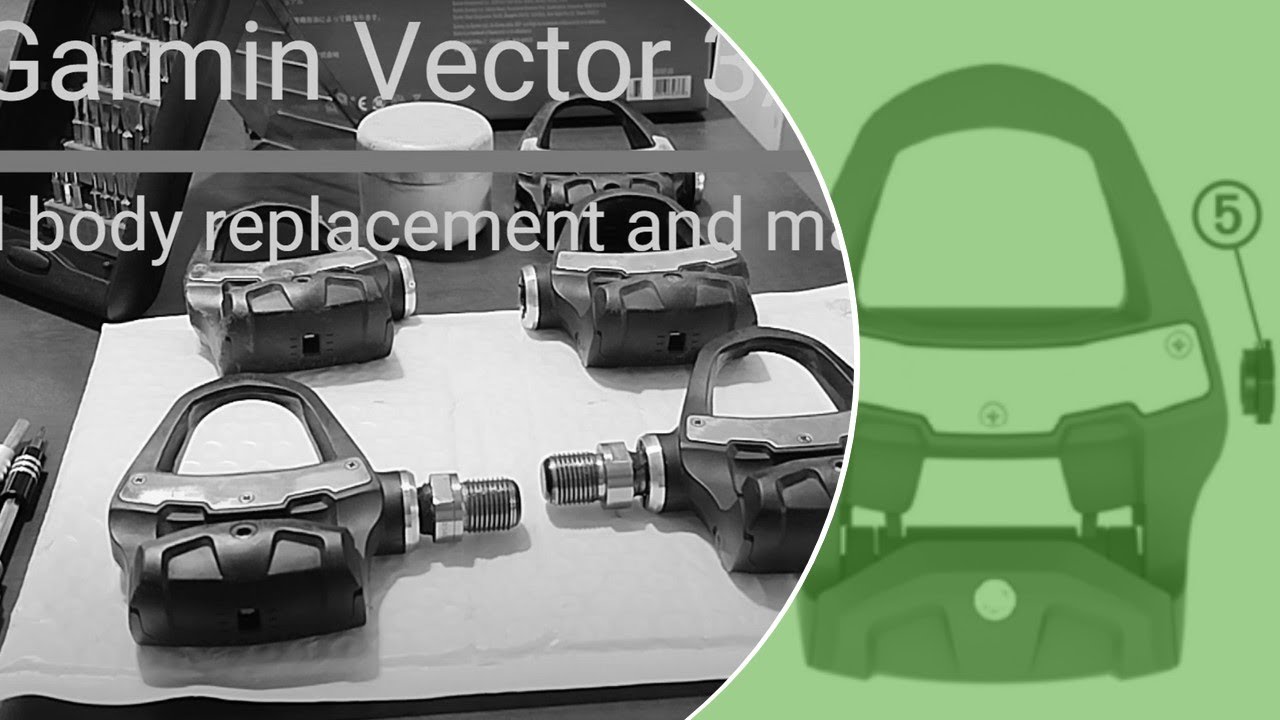 Garmin Vector 3/Rally pedal body replacement and maintenance