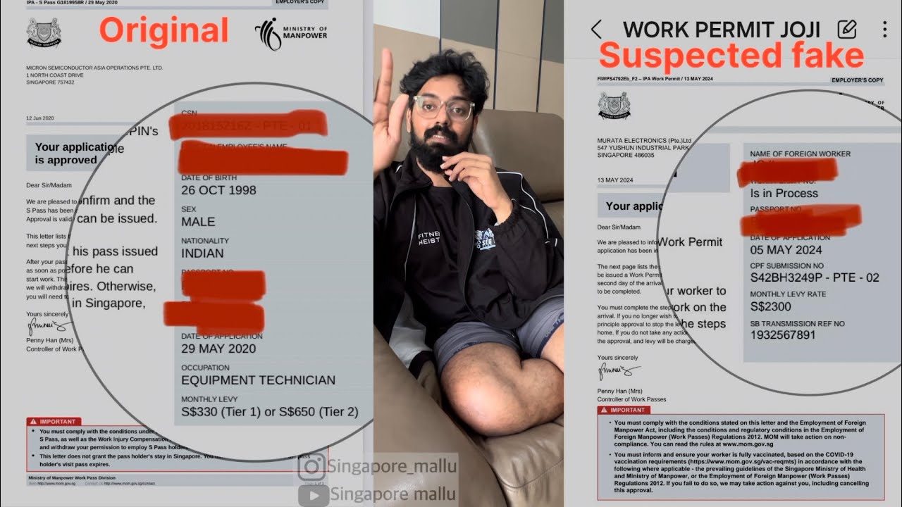സിംഗപ്പൂരിലോട്ടു ജോലി വിസ തട്ടിപ്പോ ? നിങ്ങൾ തന്നെ തീരുമാനിക്കൂ . 🔴🔺❌📄❌🔴. തെളിവ് സഹിതം .