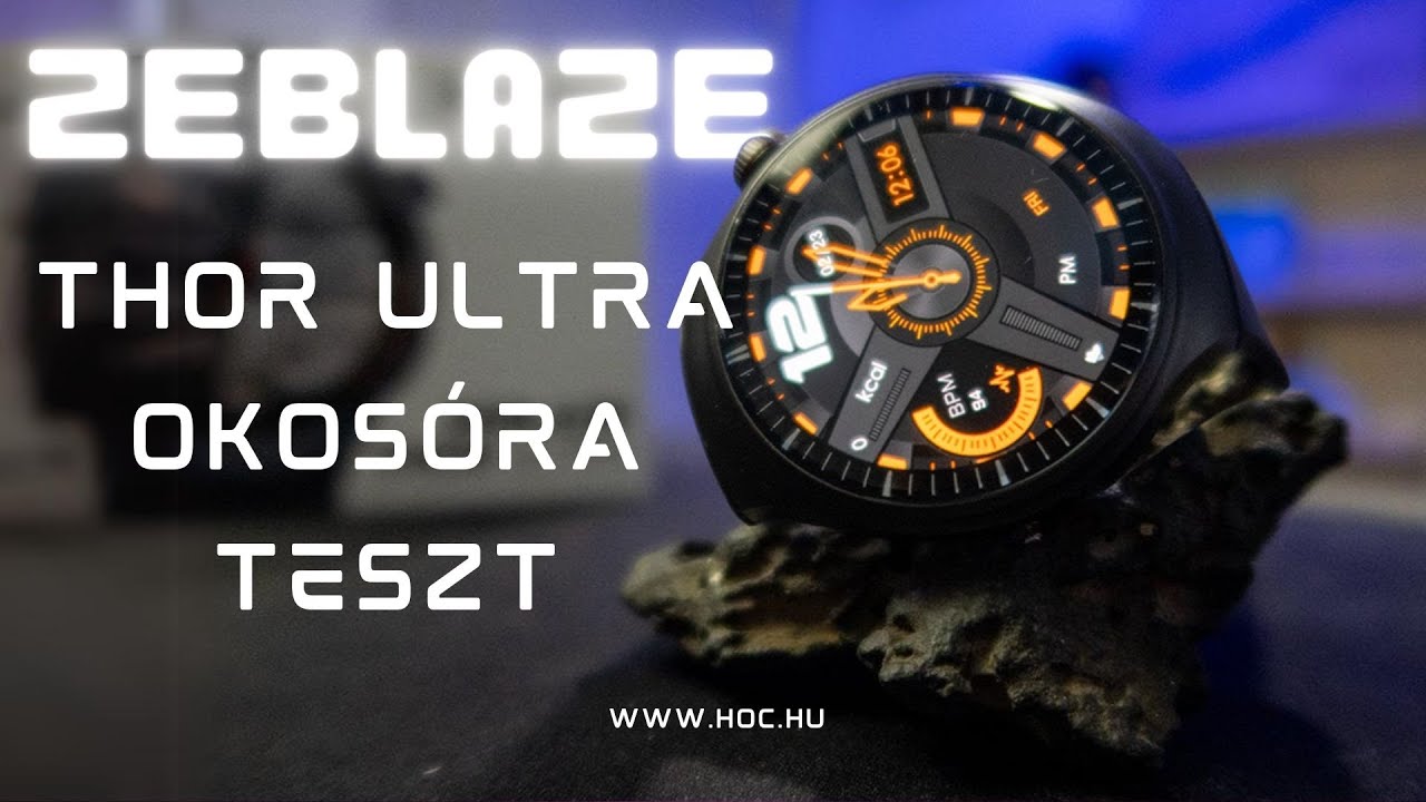 Almost Perfect - Zeblaze Thor Ultra smartwatch review - English dubbing