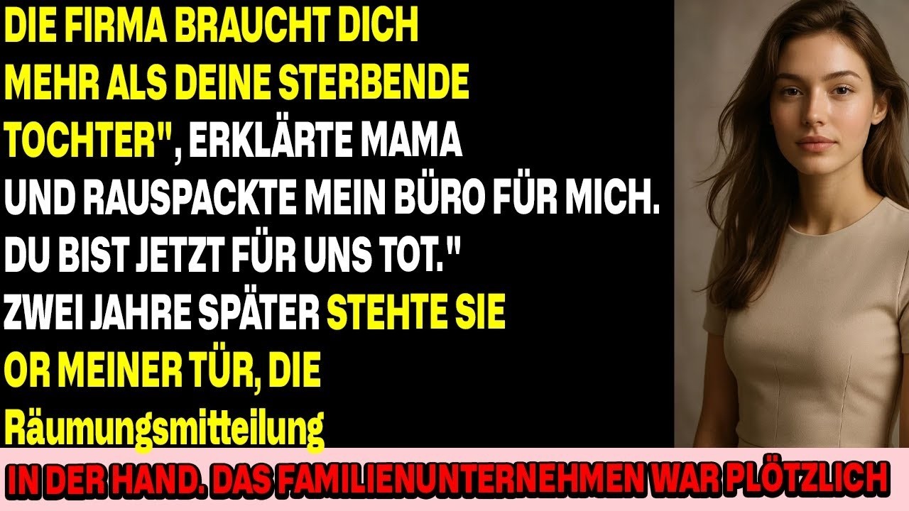 „Deine Tochter wird sowieso sterben“ – sie feuerten mich, Jahre später baten sie um Hilfe.