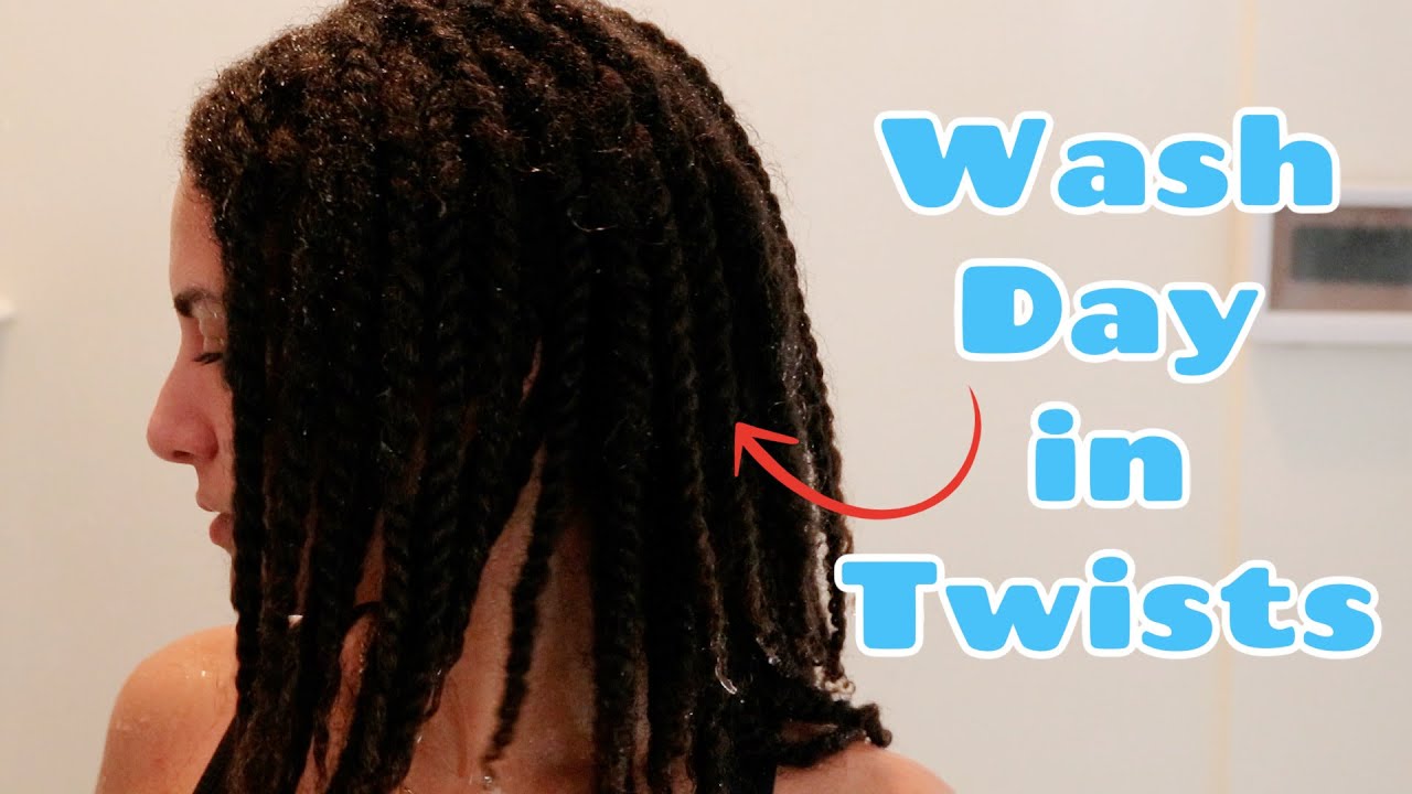 Washing My Hair in Twists After Major Matting | My New Go-To Hairstyle??