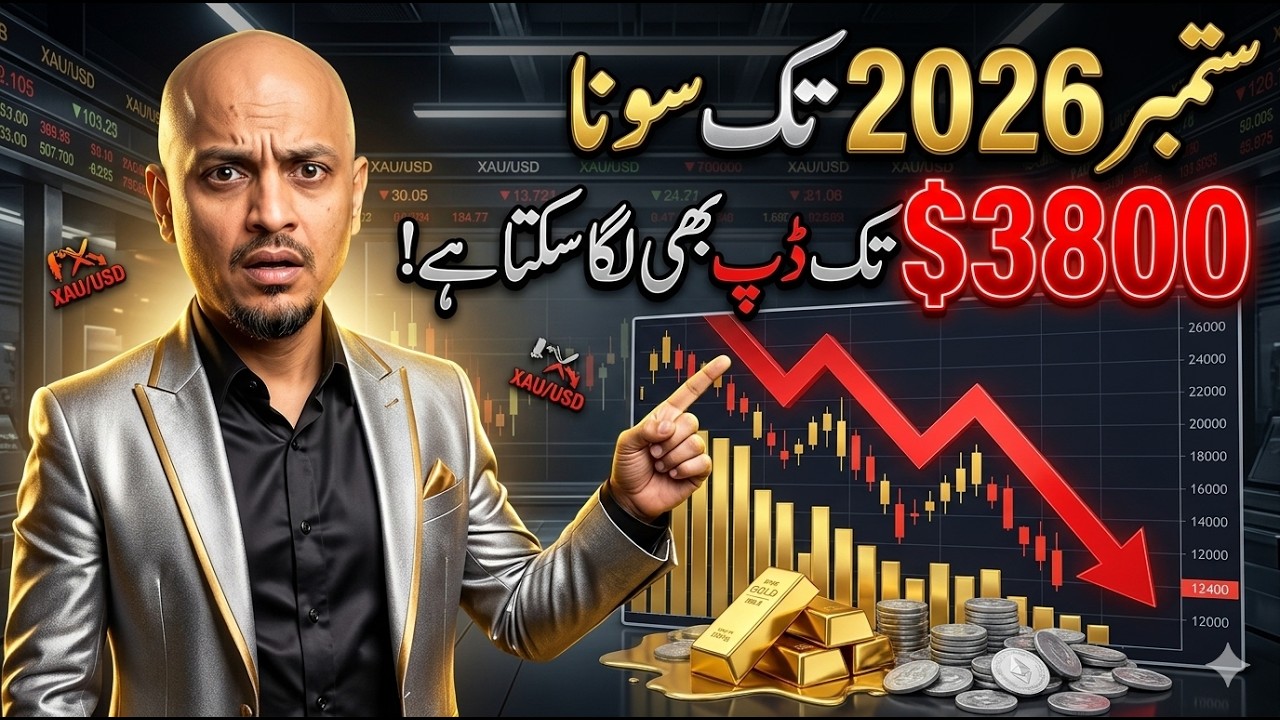🔥 Will Gold Crash to $3800 by Sept 2026? Fed Rate Hike Shock Explained!