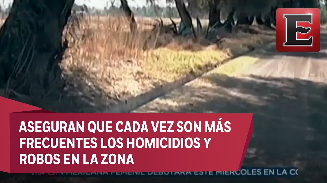 Habitantes de Acolman denuncian incremento de inseguridad y violencia