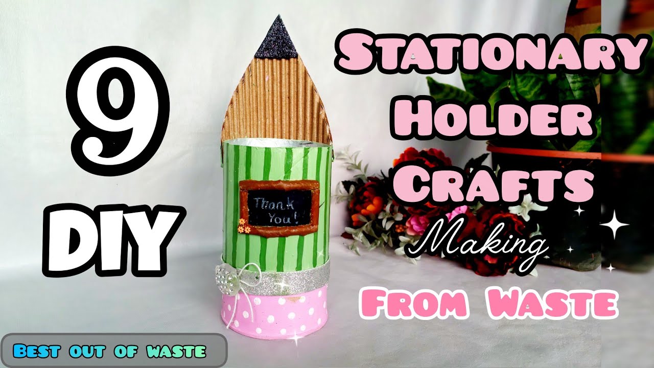 9 Easy To Make DIY Using Waste Material || Cool Home Decor Craft from Waste #bestofwaste
