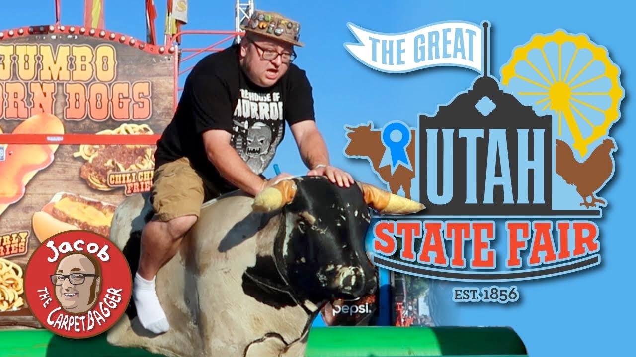 Riding all the Classic Carnival Rides - Fried Chicken Ice Cream Sundae - Utah State Fair