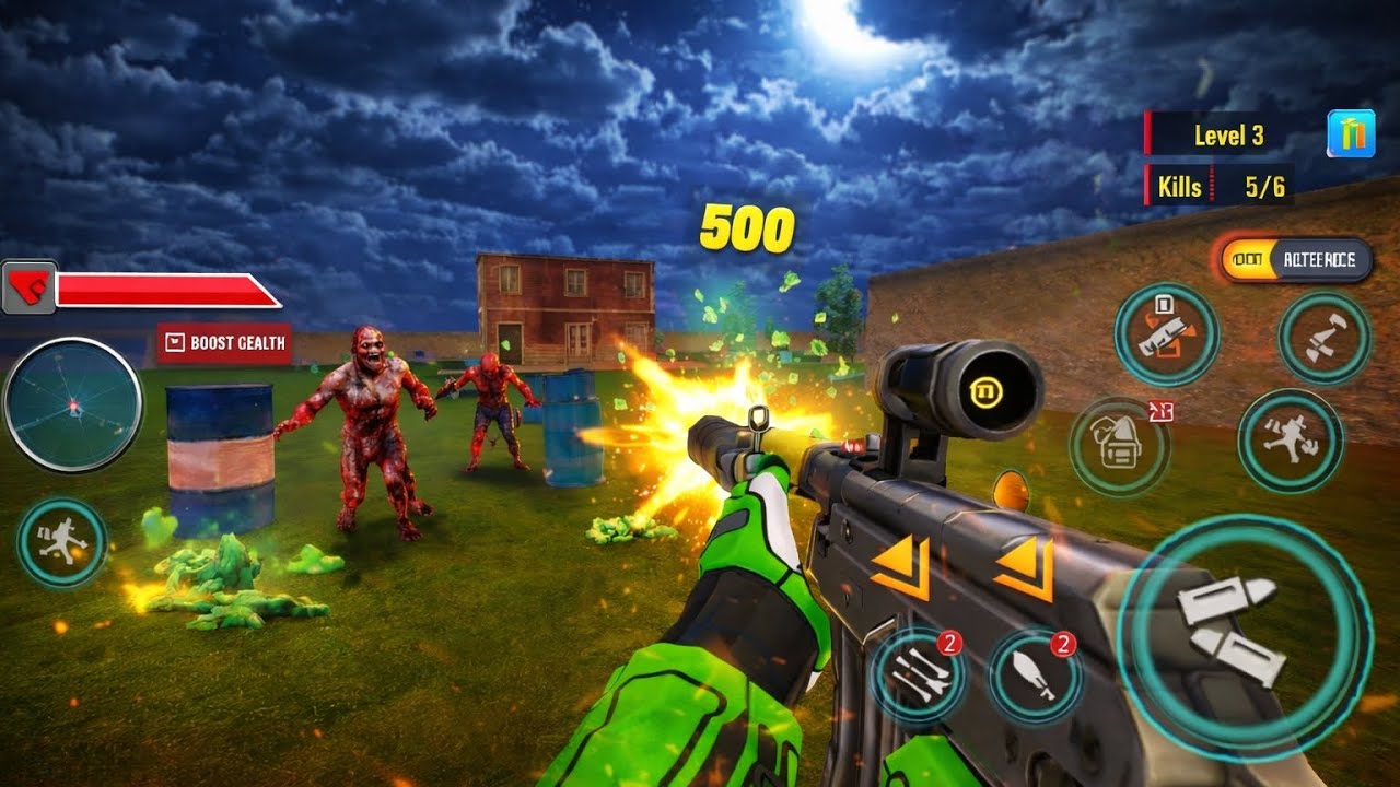 Night Zombie Kill 🌙 Zombie Kill Gameplay