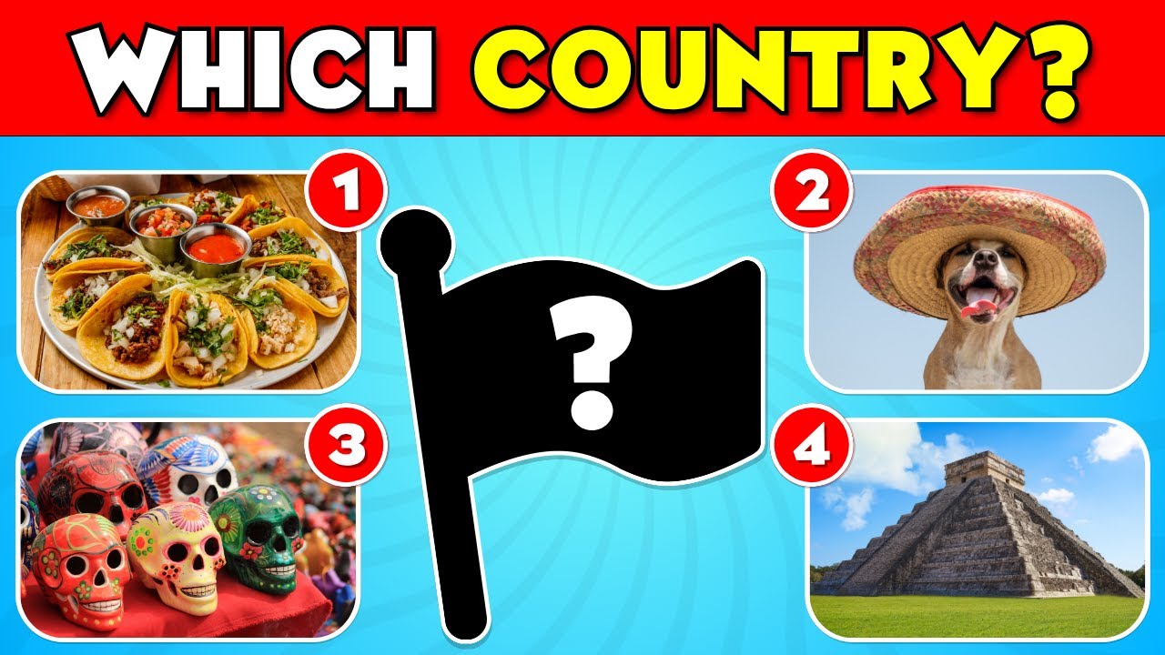 Guess the Country by 4 Pictures 🧐 🔍