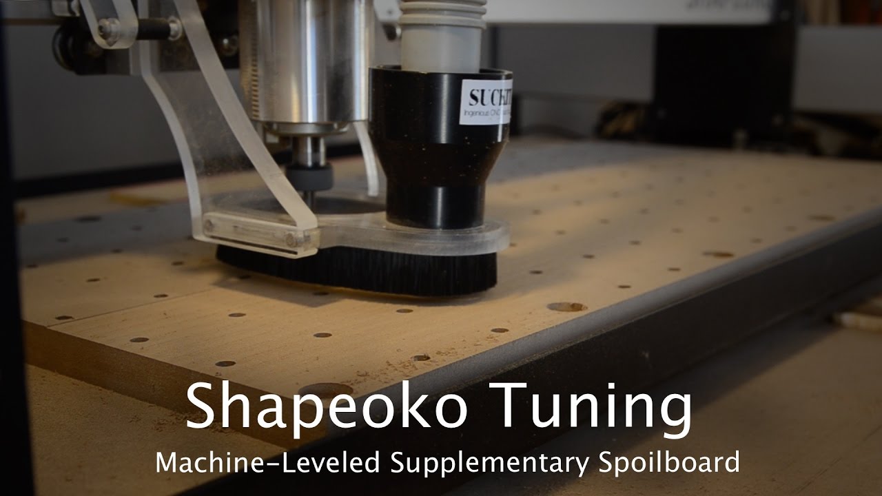 Machine-Leveled Supplementary Wasteboard - CNC Project 85