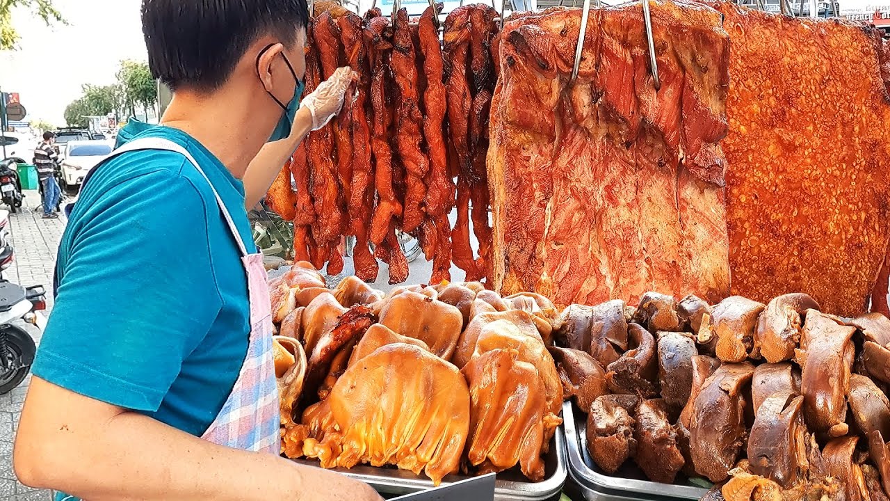 Incredible Knife Skills! Fastest Speed Meat Cutting! Cambodian Street Food