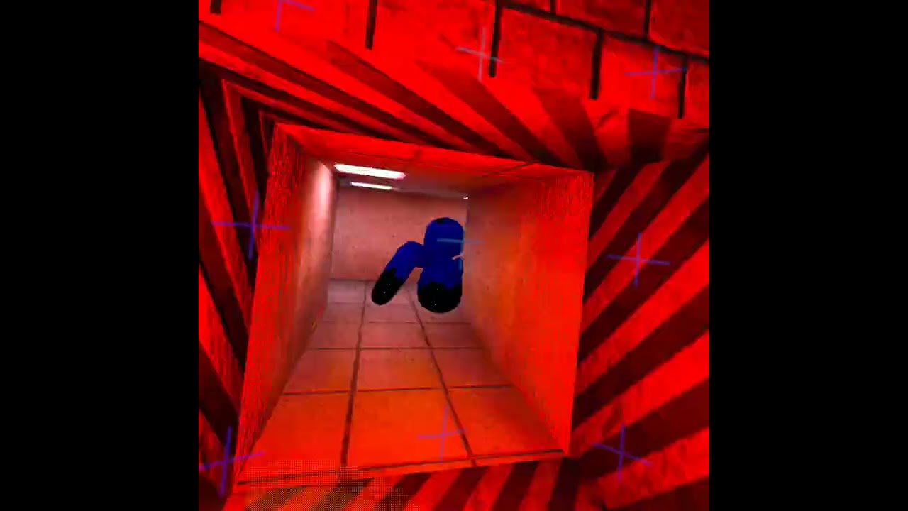 trying the new creepy baboon game on vr!