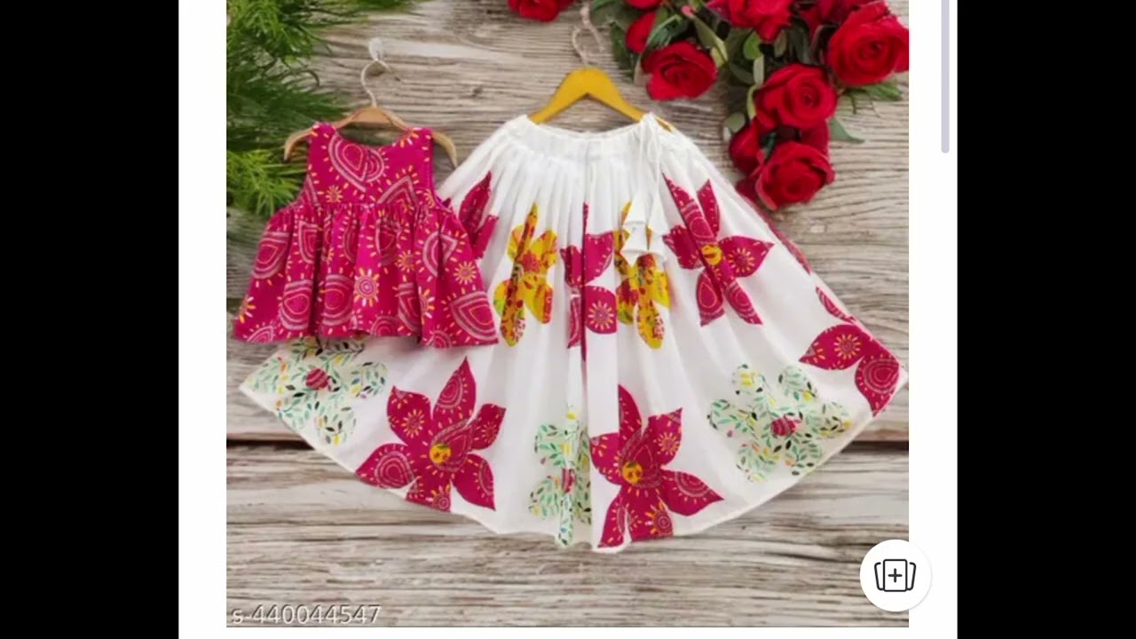 Stylish lehenga choli for babies from meesho with product code | cute baby girl lehenga designs