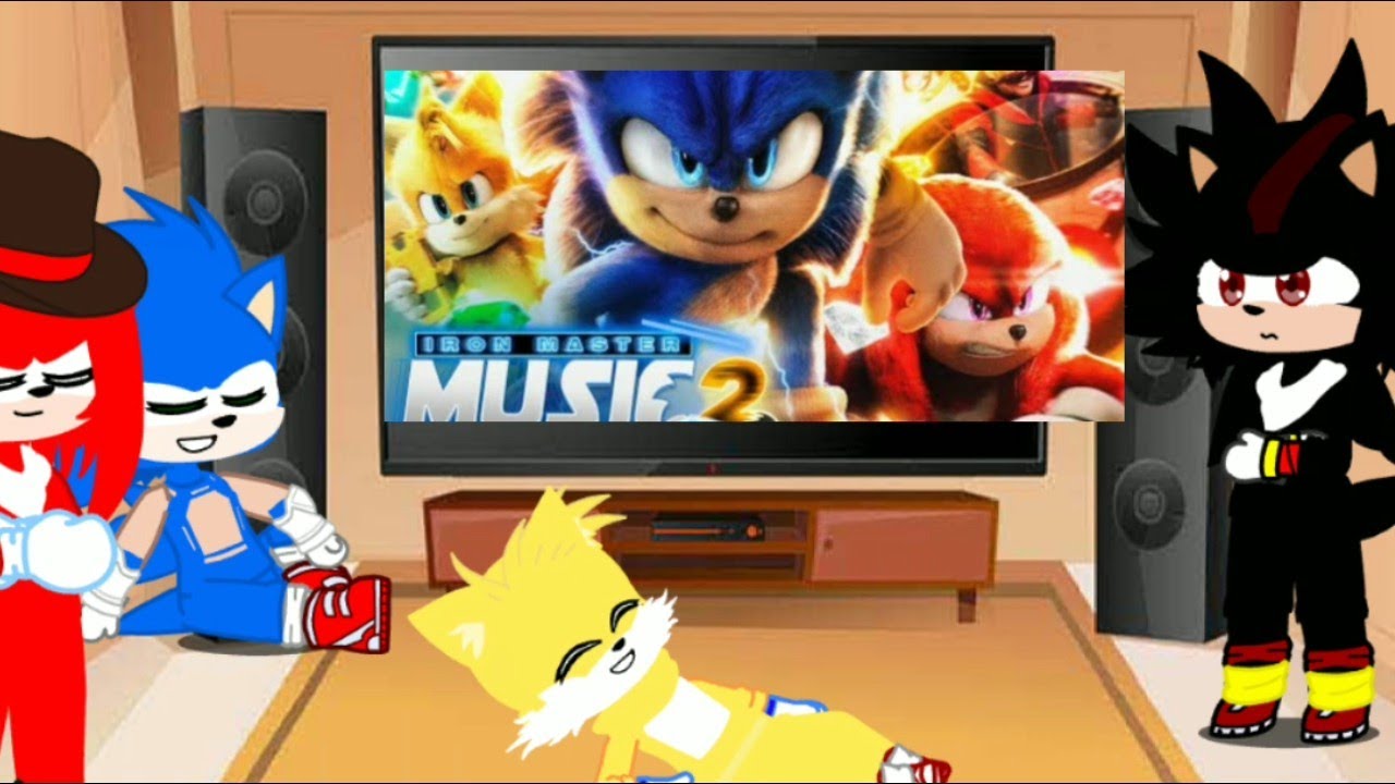 Sonic,tails, shadow,knunckles, React :Rap Sonic 2! o nosso momento...