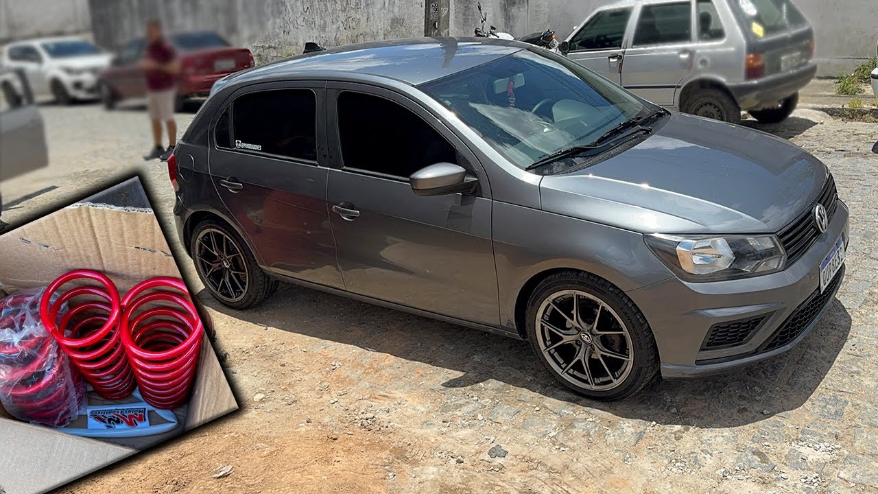 COLOQUEI MOLAS ESPORTIVAS NO GOL G8