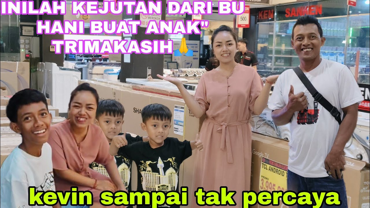 INILAH KEJUTAN BU HANI BUAT ANAK
