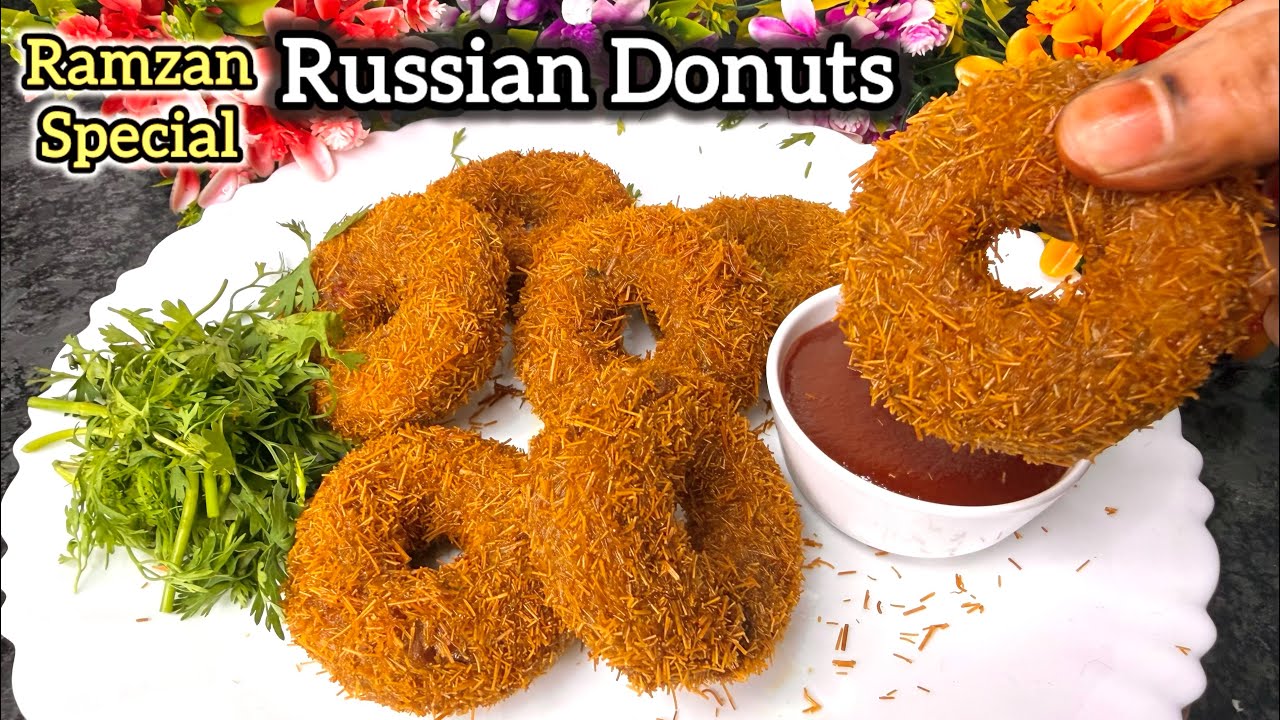 Iftar Special Russian Donuts Recipe| इफ्तारी के लिये क्रिस्पी रशियन डोनट | Ramdan Special 2026 