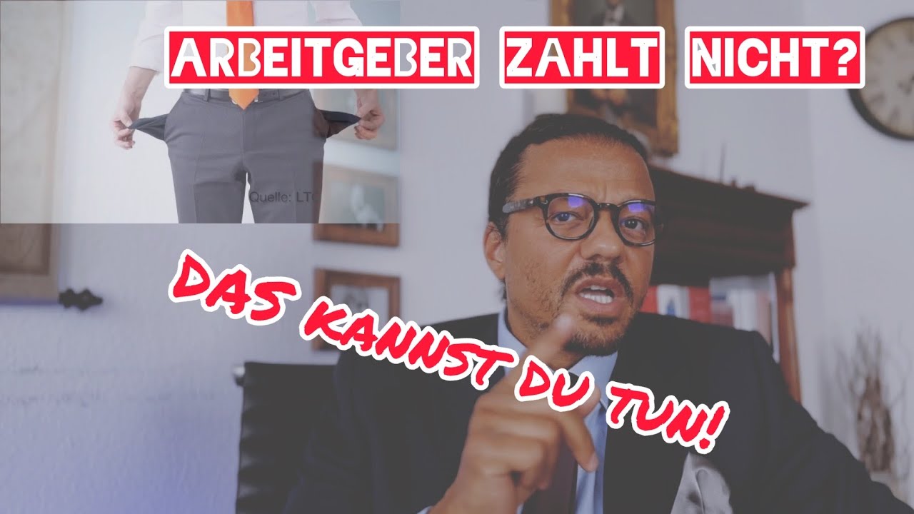 Arbeitsrecht | Was man tun kann, wenn der Arbeitgeber nicht zahlt? | Tu DAS! Anwalt Mc Kay erklärt