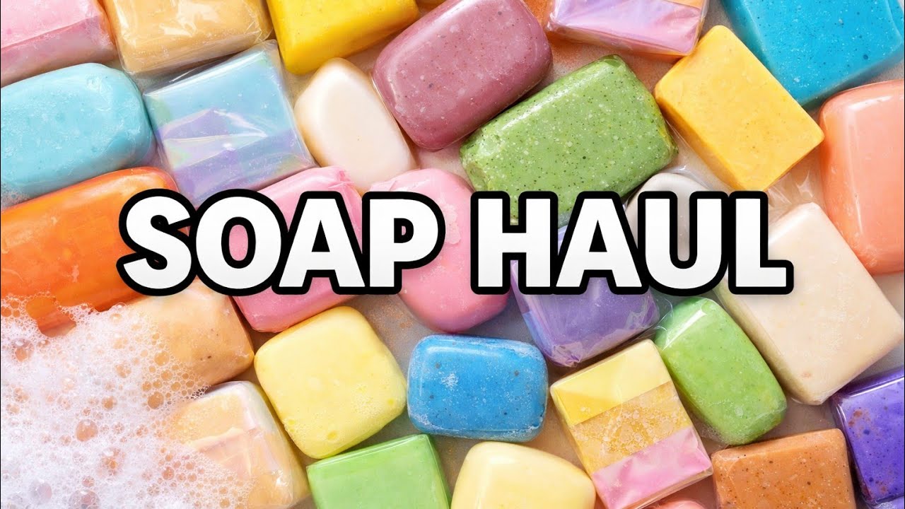 Soothing Soap Opening Sounds | ASMR Soap HAUL | Silent