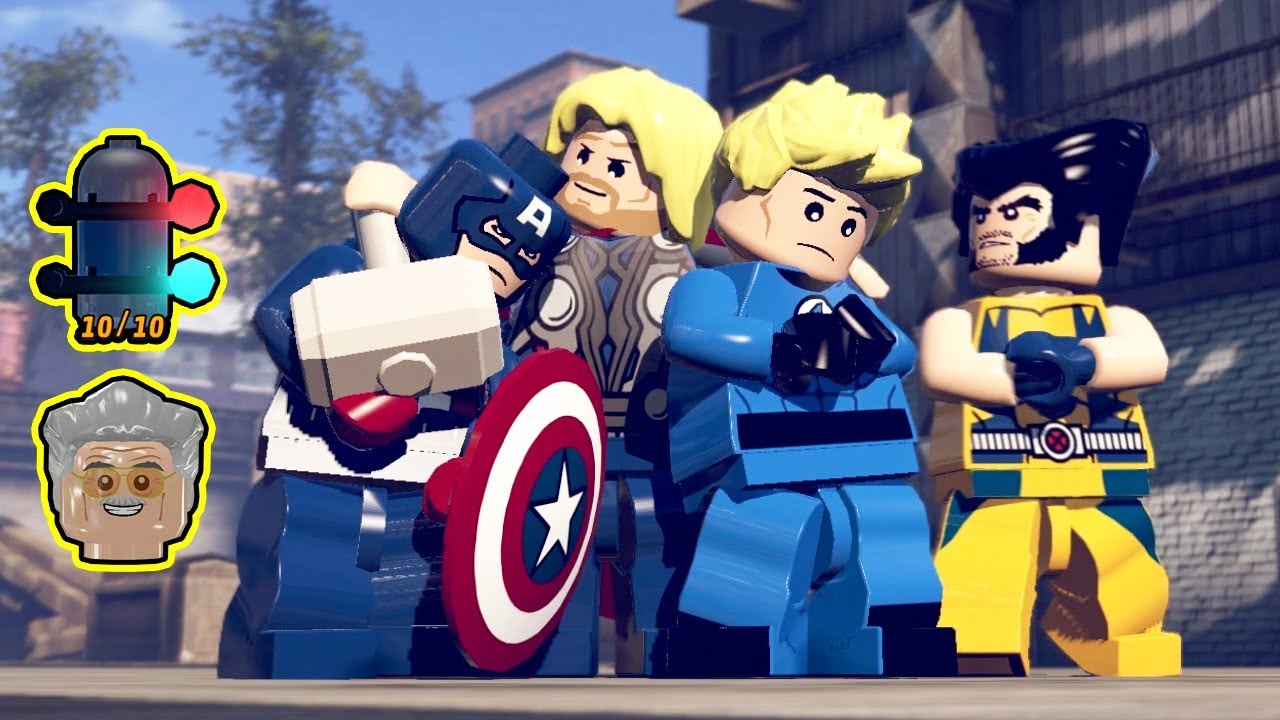 LEGO MARVEL Super Heroes 100% Walkthrough - Bifrosty Reception (All Minikits, Stan Lee in Peril)