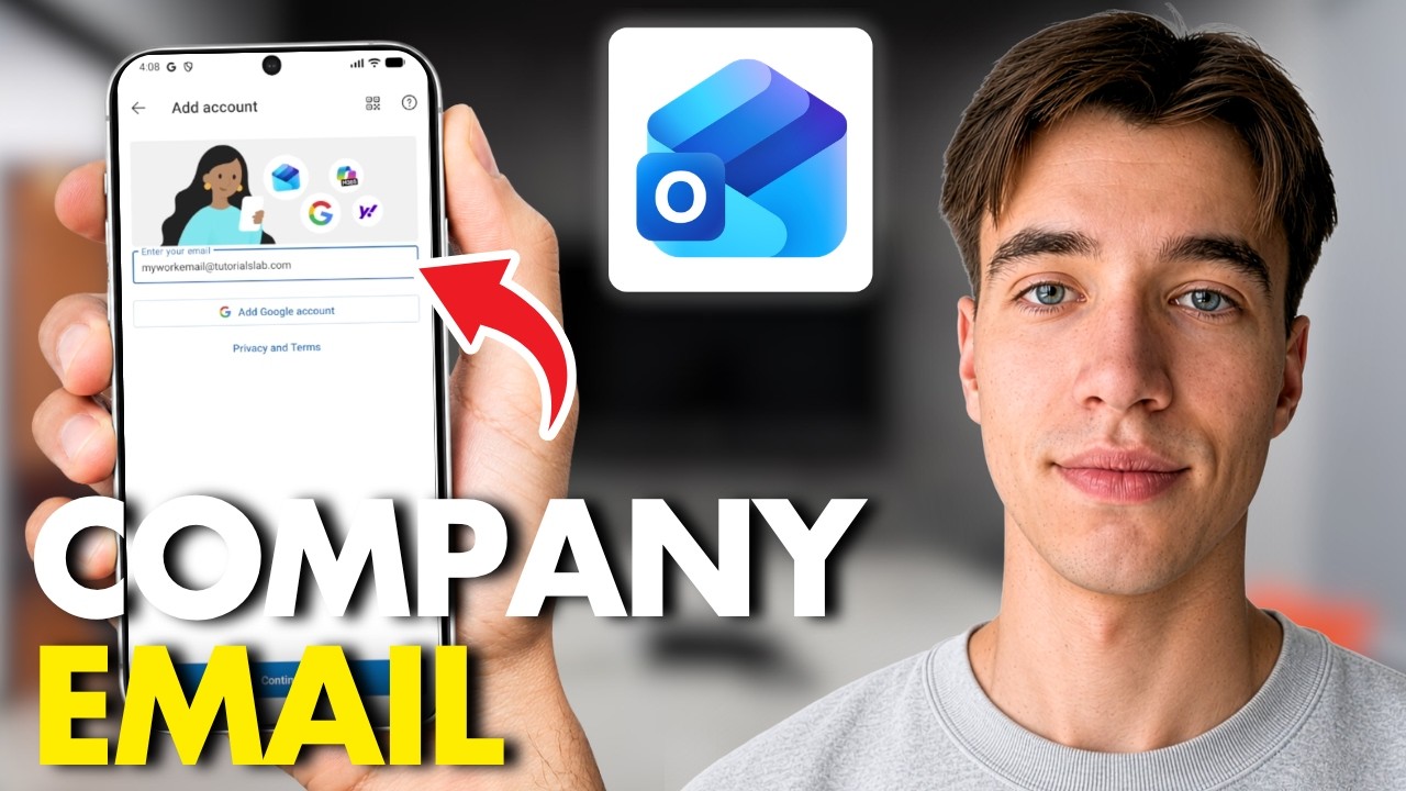 How To Access Company Outlook Email From Android | Tutorial 2026