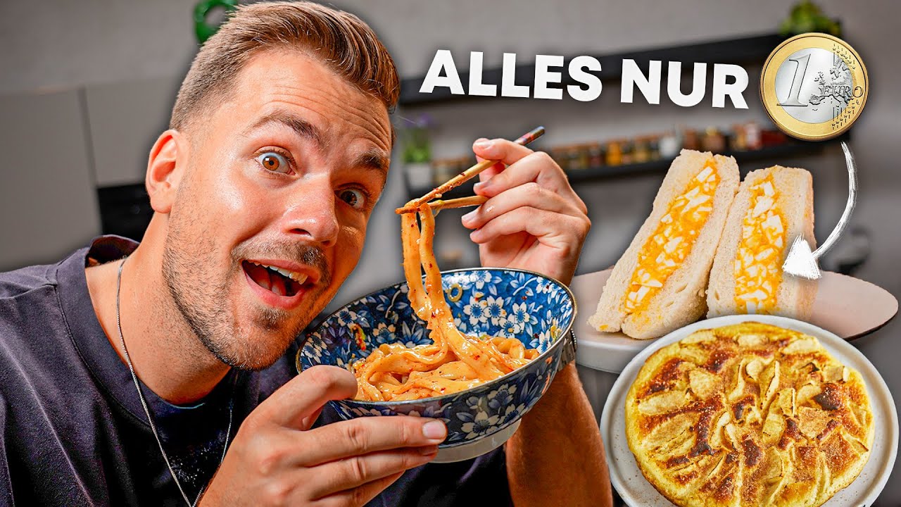 Ein Tag nur 1&euro; GERICHTE KOCHEN 👨🏻&zwj;🍳