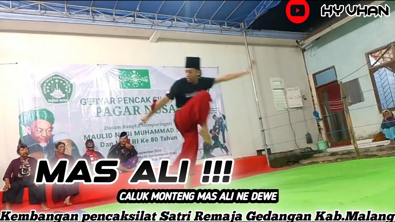 Seni Kembangan Pencaksilat !! Mas Ali Dari Gedangan Kab. Malang !!