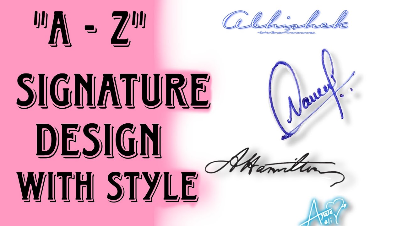How to learn your signature? ❣️ #trending #signature #video #art #viral #calligraphy #sign