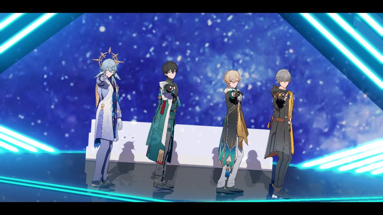 【MMD Honkai : Star Rail 】Sweet Devil (colate remix) 【Dan Heng , Caelus , Aventurine , Sunday 】