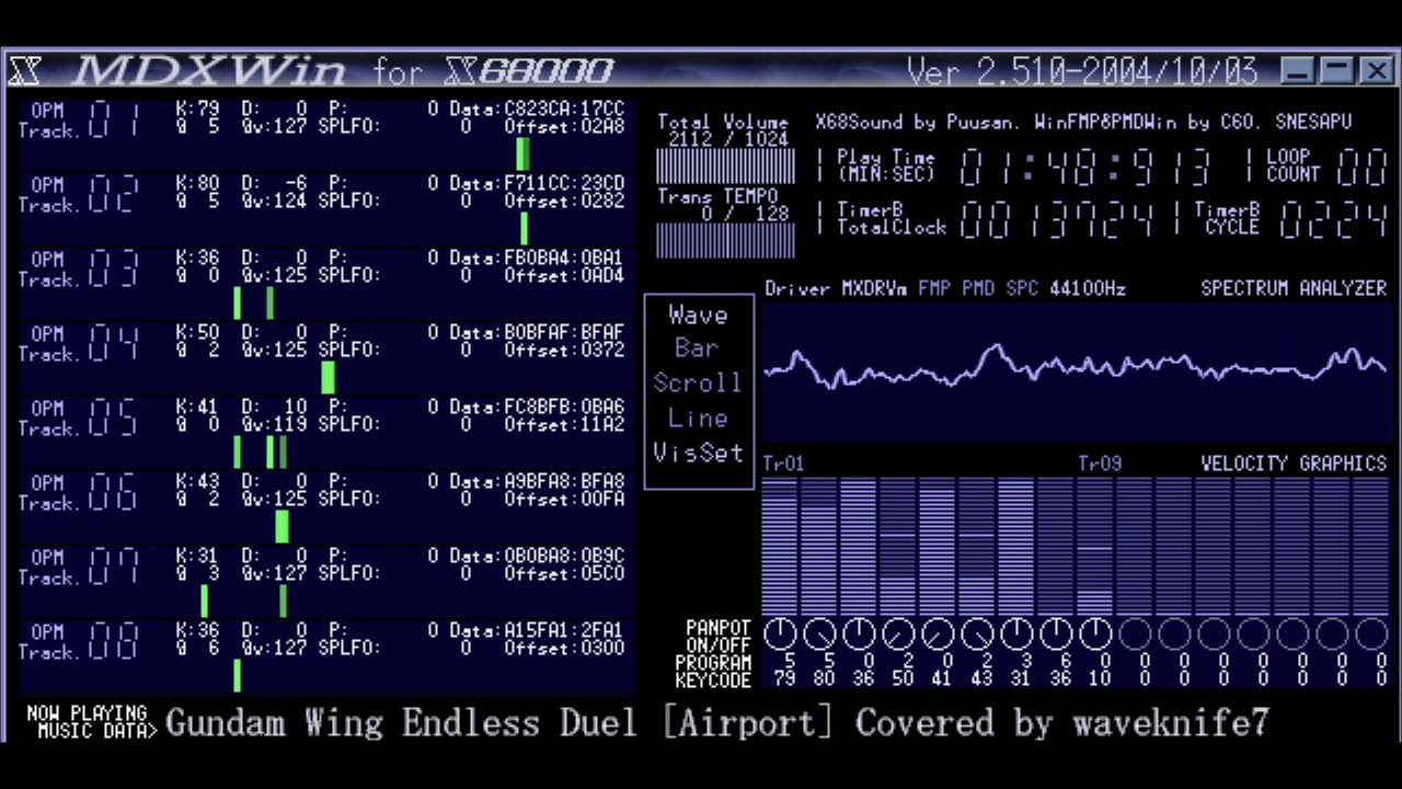 Gundam Wing Endless Duel -Airport- X68000 ver.