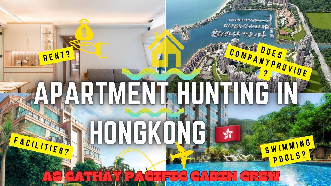 Apartment hunting in HKG🇭🇰 as a Cathay Pacific cabin crew ✈️ /facilites? Rent ?  #cathaypacific