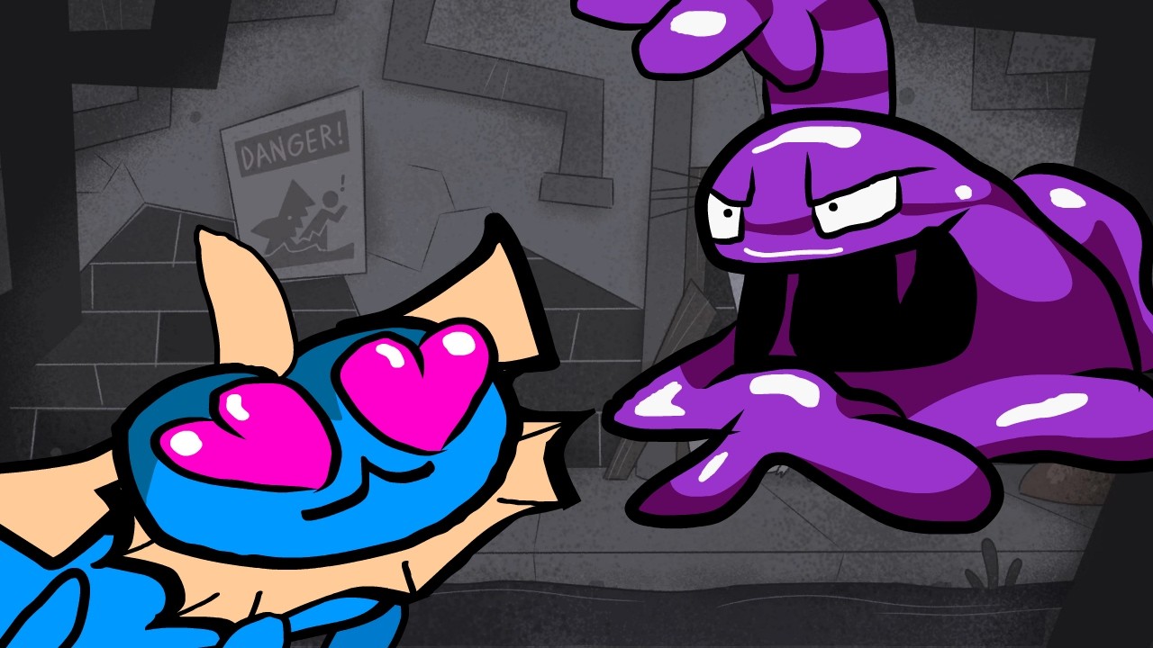 Vaporeon VS Big Muk _ Pokemon Animation