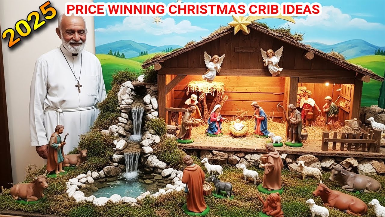 Best Christmas Crib Ideas 2025 | Amazing Nativity Setups for Home & Church | Christmas crib DIY