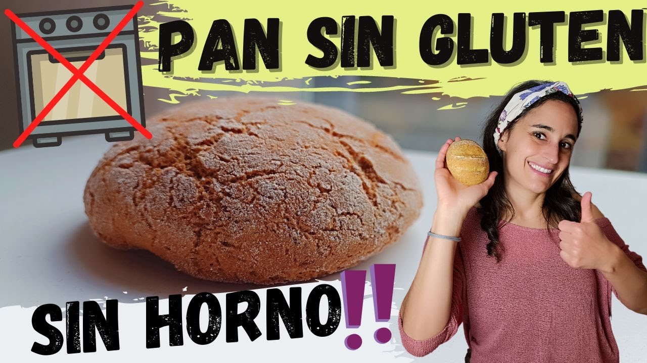 PAN SIN GLUTEN ¡SIN HORNO! 💚 Vegano, sin huevo, sin lácteos, sin pre-mezclas... NATURAL  y SALUDABLE