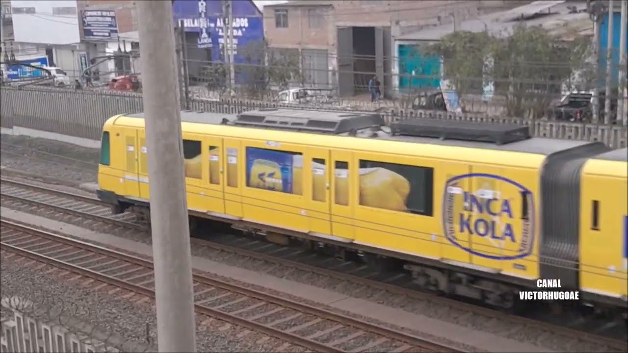 Trenes publicitarios  de la LINEA 1 DEL METRO DE LIMA - Julio 2024.