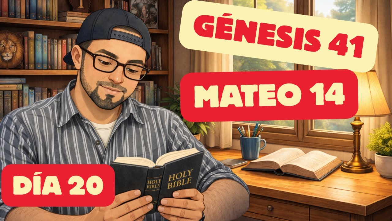 Día 20 - Génesis 41 y Mateo 14 - BIBLIA EN UN AÑO NBLA