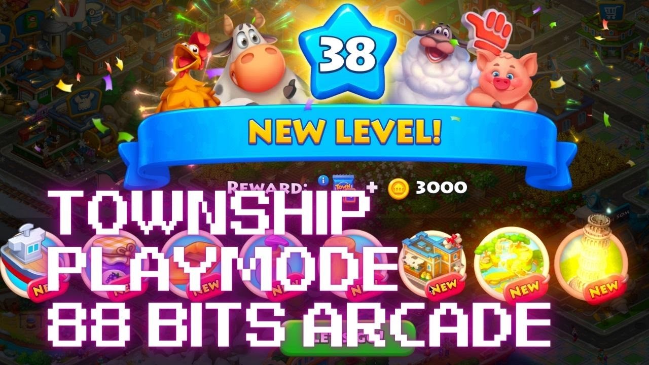 🚜 Township 🚜 Playmode : Level UP! Town LV. 38 (NEW)