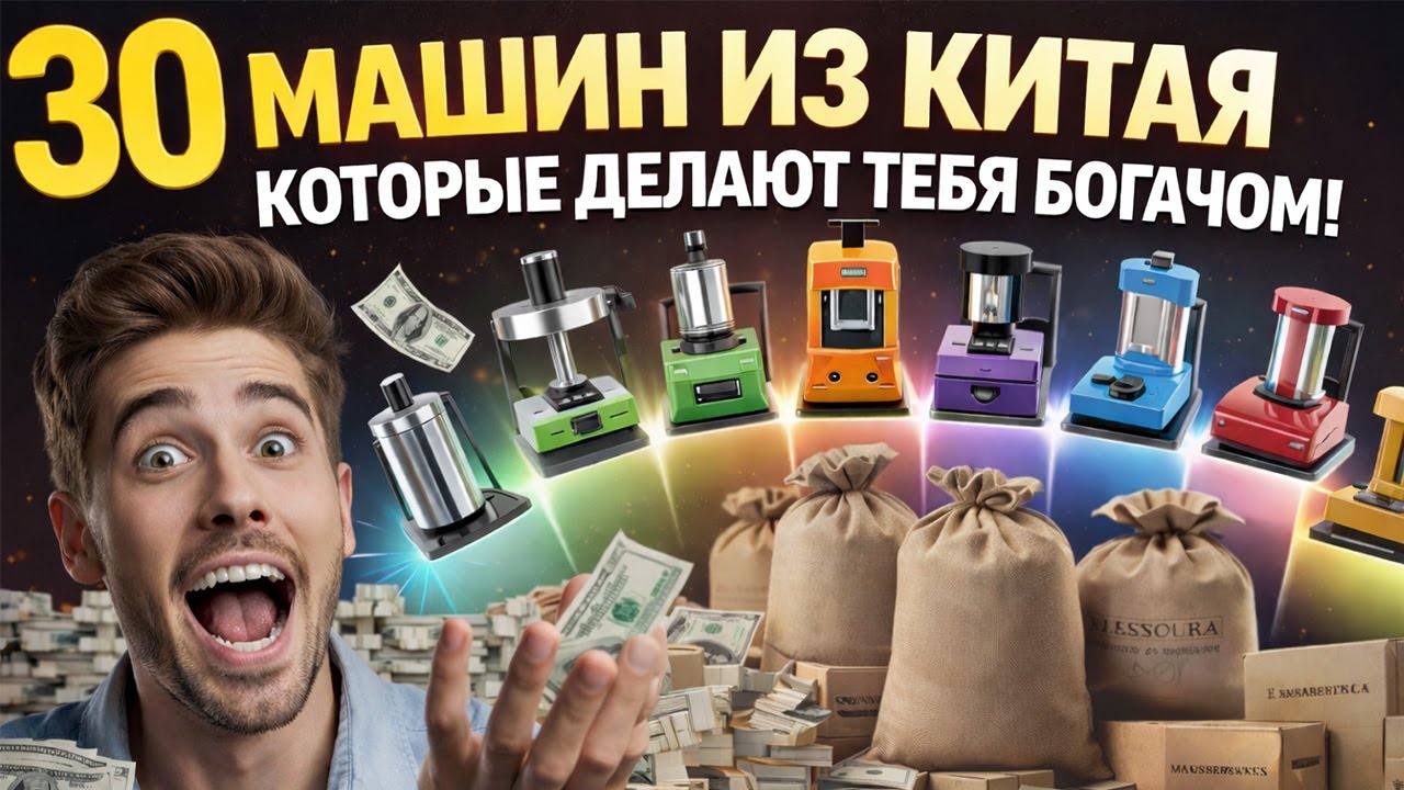 30 Дешевых машин, которые помогут ВАМ ЗАРАБАТЫВАТЬ ДЕНЬГИ, не выходя из ДОМА