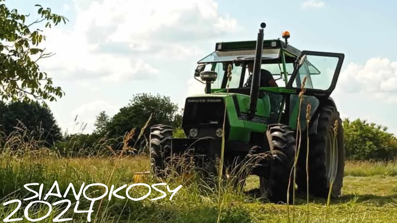 ZACZYNAMY SIANOKOSY 2024😍deutz-fahr dx120 & rotacyjnana w akcji😁2x awaria przewracarki?😯c360 w akcji