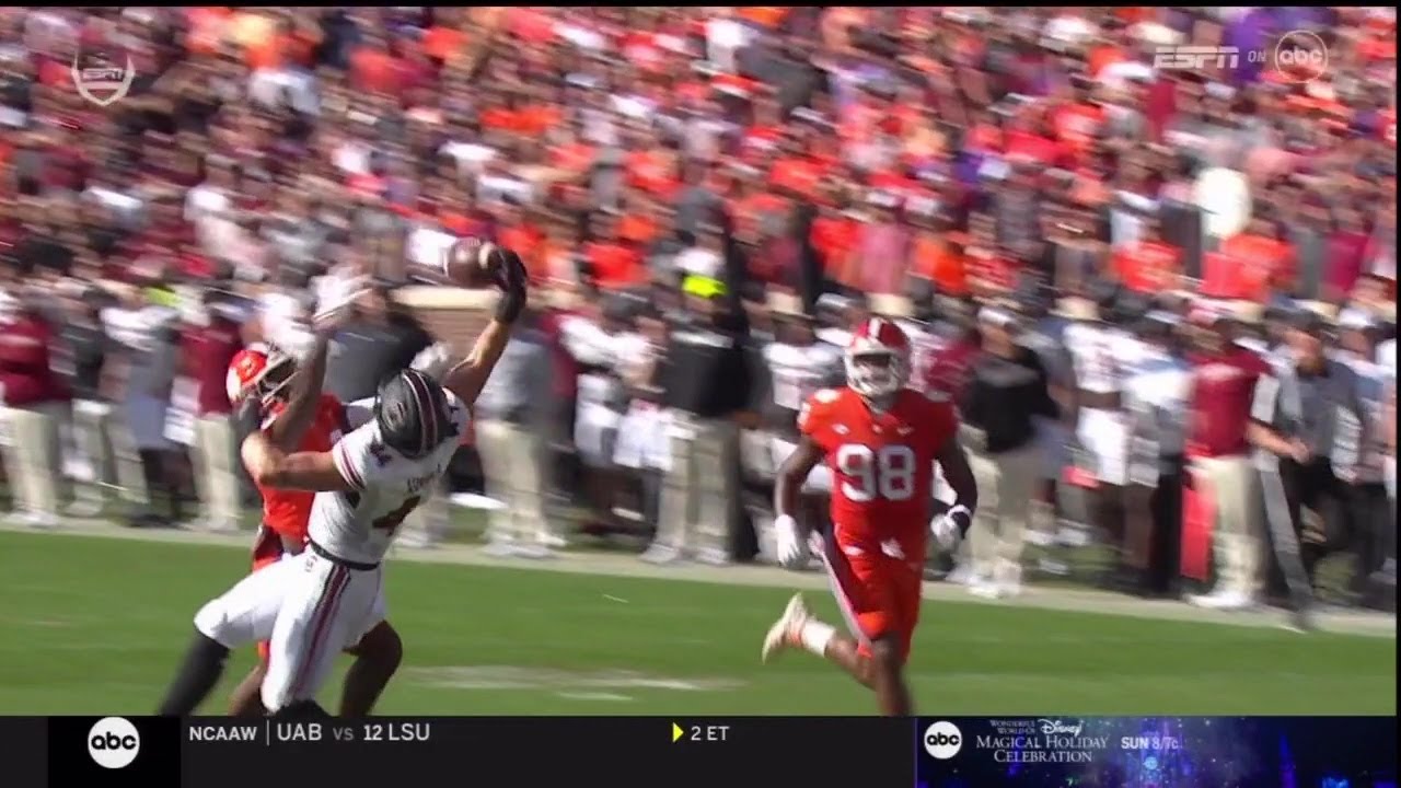 2022 USC vs Clemson - Nate Adkins 32 Yd Reception