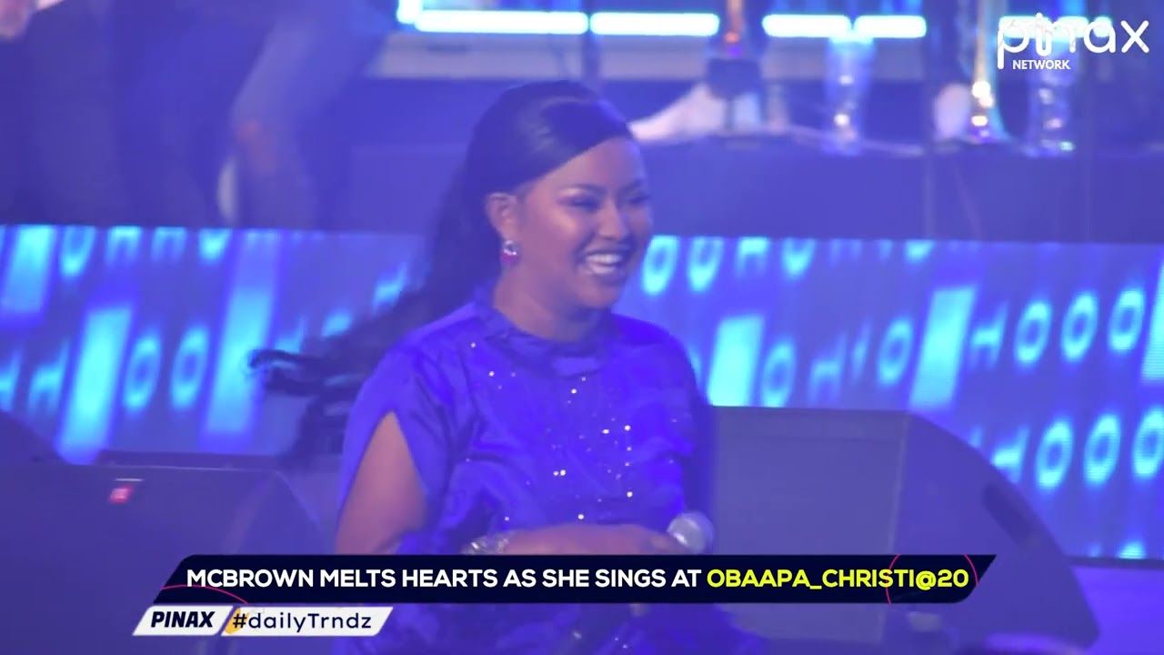 McBrown melts Hearts as many Fall in Tears after her Song at Obaapa Christi @20 Celebration..